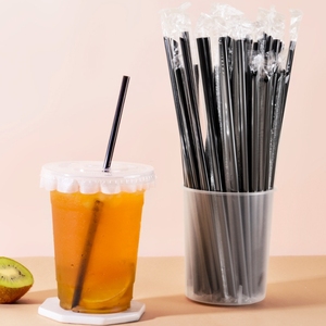 聚丙烯彩色吸管可重复使用彩色吸管塑料彩色吸管散装 - Product Image 4