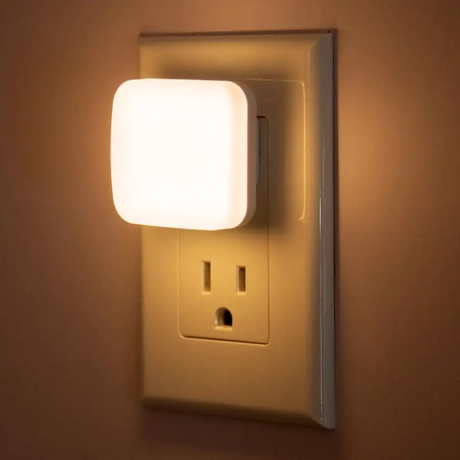 Chaoliu LED Luz noturna inteligente com plug de parede para banheiro, casa, cozinha, corredor, escada, quarto, luz noturna