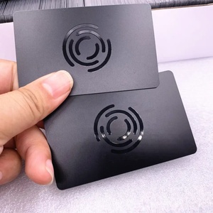 NFC PVC Social Media Card Wood Metal Business Card Tag With QR <strong>Code</strong> for Access Control System - Product Image 5
