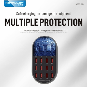 KONFULON 2024, superventas, nuevo cargador de energía de alta velocidad de 100W con 20 * salidas USB para múltiples dispositivos de carga rápida - Product Image 6