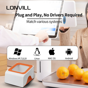 JINGXIN Multi-Function Bar <strong>Code</strong> Image Mobile Retail Reader Rs232 Qr Desktop 2D Barcode Scanner - Product Image 2