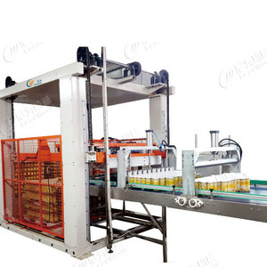 Apilador robot de brazo robótico, máquina de paletización profesional, línea de producción