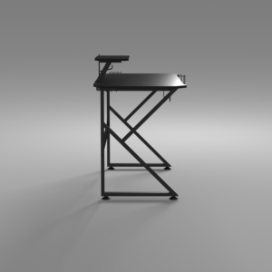 Mesa de Juego plegable de diseño moderno ergonómico, escritorio de ordenador de madera de metal con superficie MFC con función extensible para uso escolar - Product Image 3