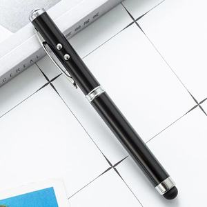 Tùy Chỉnh P4809 4-Trong-1 Đa LED Ánh Sáng Bút Bi Kim Loại Màn Hình Cảm Ứng Công Cụ Laser Cho Văn Phòng Trường Khuyến Mại Tùy Chỉnh Bóng Bút - Product Image 4