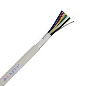 สายสัญญาณกันขโมย4x0.22 6 core สายสัญญาณเตือนกันขโมย24AWG 22AWG 4คอร์ - Product Image 5