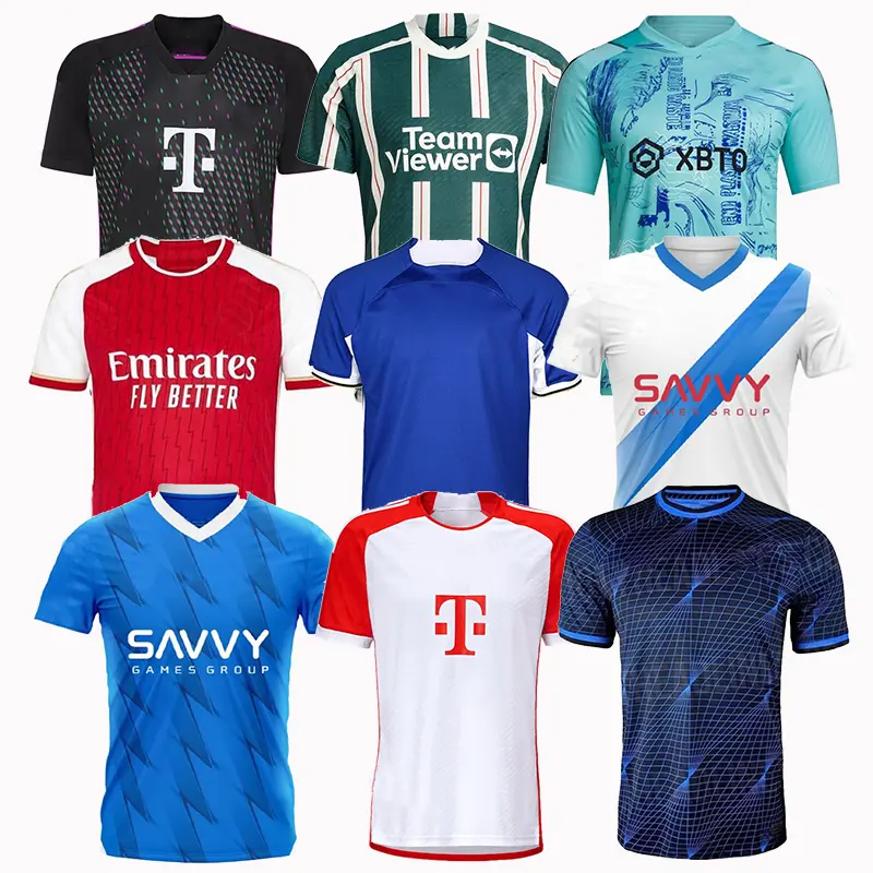 Top Grade maglia calcio personalizzato Club maglia calcio a buon mercato abbigliamento da calcio con il commercio all'ingrosso di nuovi prodotti