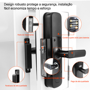 Umik akıllı kilit WIFI Tuya Ttlock App kontrol parmak izi erişim elektronik dijital anahtarsız giriş daire alüminyum kapı kilidi - Product Image 4