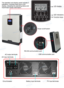 Foshan SUNMART çıkış güç faktörü PF = 1.0 5.5kw bağımsız CPU ile güneş hibrid enerji depolama invertörler - Product Image 4