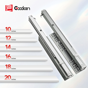 מגירה טובה מגרות שקופיות נסתרות מרכך כבד קרוב מגזי ארון מגרות המחוונים מחשכים עומס עם demping - Product Image 5