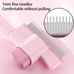 Chất Lượng Cao Đáng Tin Cậy Phổ Biến Vật Nuôi Tự Làm Sạch Lược Thoải Mái Xử Lý Mềm Xách Tay Tóc Loại Bỏ Lược Cho Chó Dễ Thương Nhỏ - Product Image 4