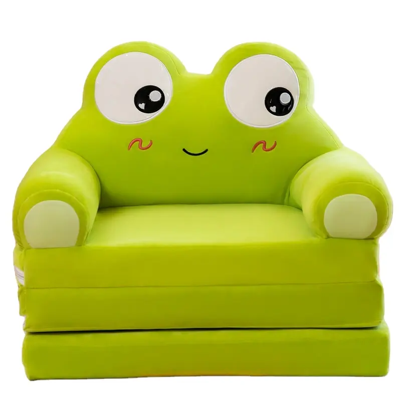 Animal Plush Toy Baby Sofa Kids Lazy Seat Stool Foldable Bean Bag Chair