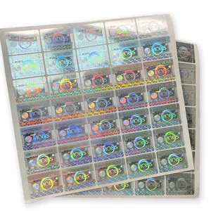 Yikoカスタム偽造防止ホログラムステッカー本物のセキュリティシーケンスコードと特別なボイドロゴラベル付きのフローティングパターン。 - Product Image 5