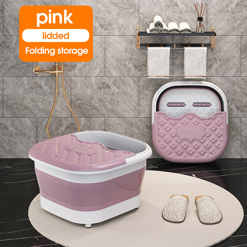 Pink with lid