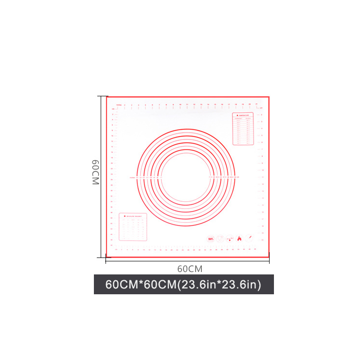 60*60ซม. สีแดง