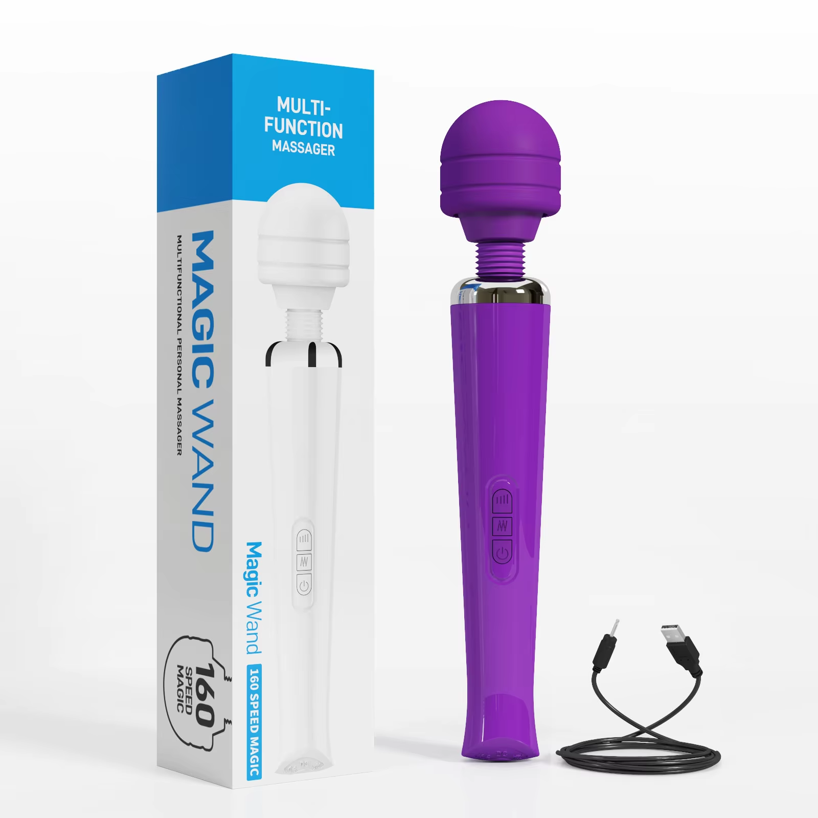 Púrpura-Modelo recargable