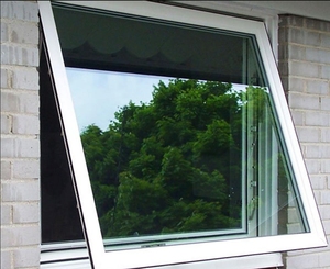 Fabbrica della cina UPVC tendone finestre tenda finestra con schermo e manovella operatore - Product Image 2