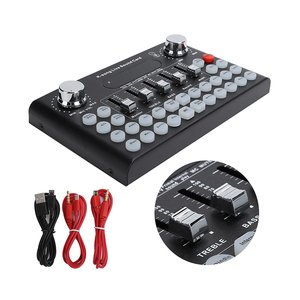 High Quality <strong>Usb</strong> Audio Interface Studio Sound <strong>Card</strong> Recording Soundcard Pc Mobile Live Broadcast Sound <strong>Cards</strong> - Product Image 4