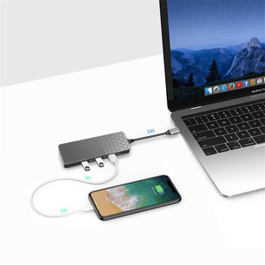 Tip c çok fonksiyonlu USB Hub 7 in 1 USB C için Gigabit Ethernet RJ45 Hub SD/TF kart yuvaları ile çoklu bağlantı adaptörü - Product Image 6