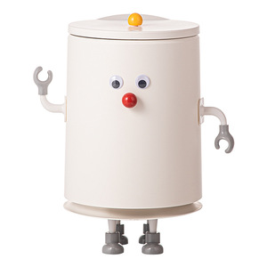 <strong>2025</strong> <strong>New</strong> Press Garbage <strong>Bin</strong> with High Appearance and Large Capacity, Home Cartoon with Cover Creative Sanitary <strong>Bin</strong> - Product Image 1