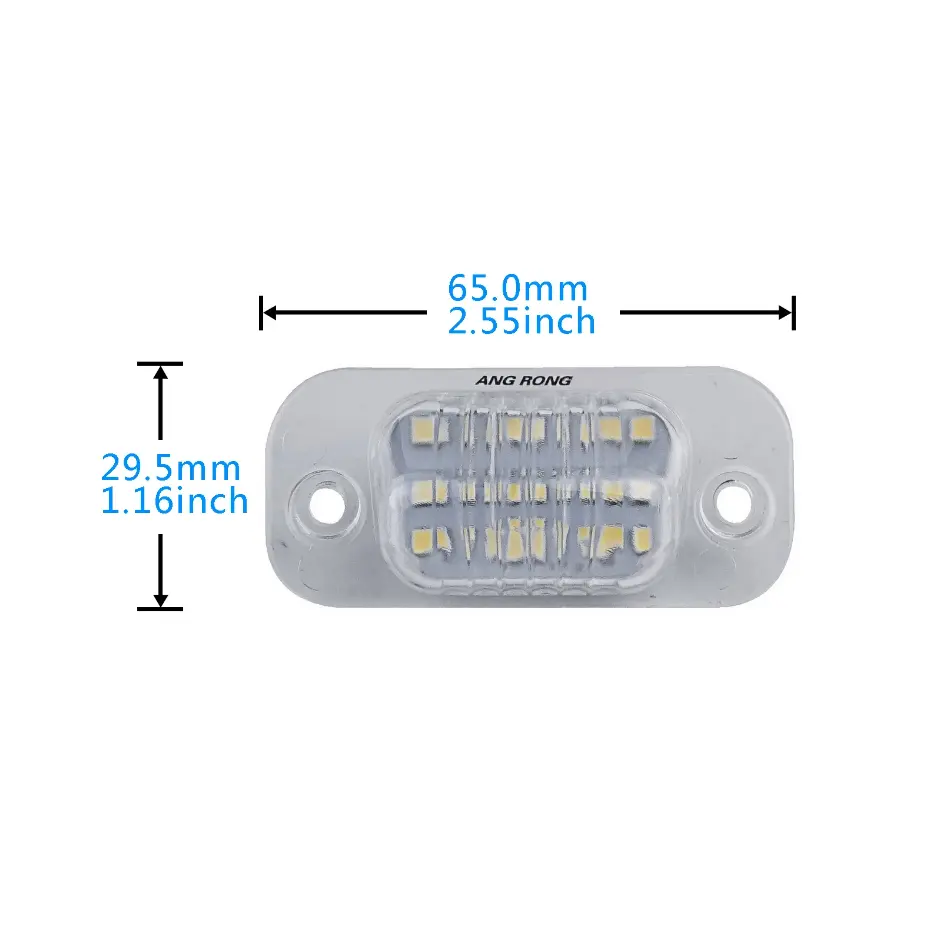 2Pc Canbus Foutloos Wit Led Nummer Nummerplaat Lichten Voor Vw Golf Mk3 Polo 3 Klassieke Cabriolet Seat Ibiza Cordoba Vario 6K