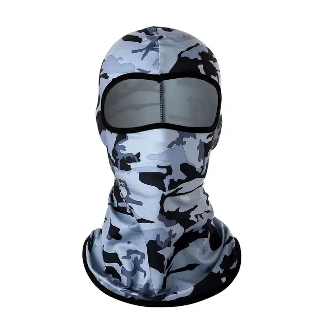 Máscara de esquí gorra a prueba de viento transpirable pasamontañas máscara facial táctica Paintball cubierta de cara completa