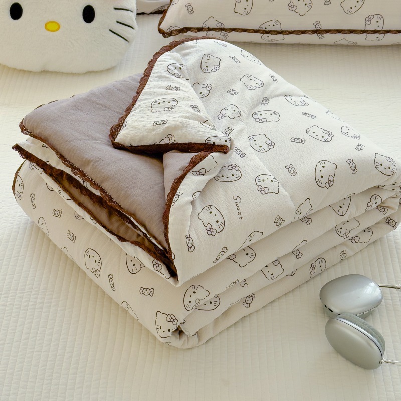 Gray cloud cat-delicate soft-exquisite lace