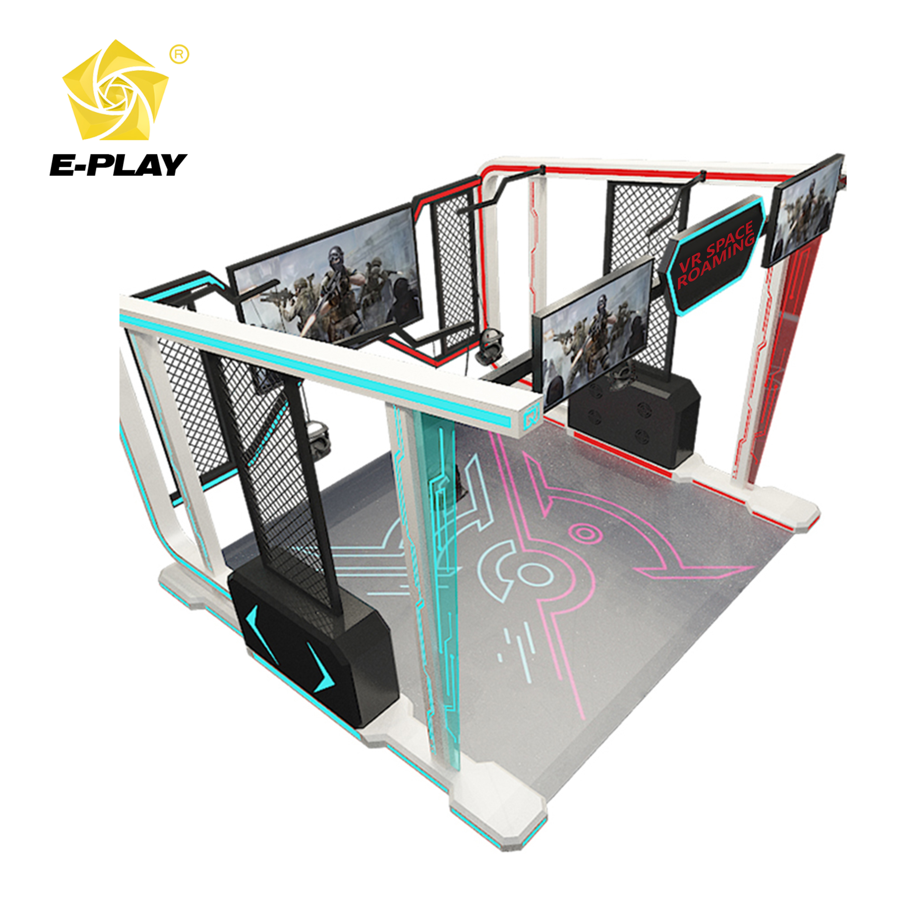 Joystick de juego VR de color fluorescente