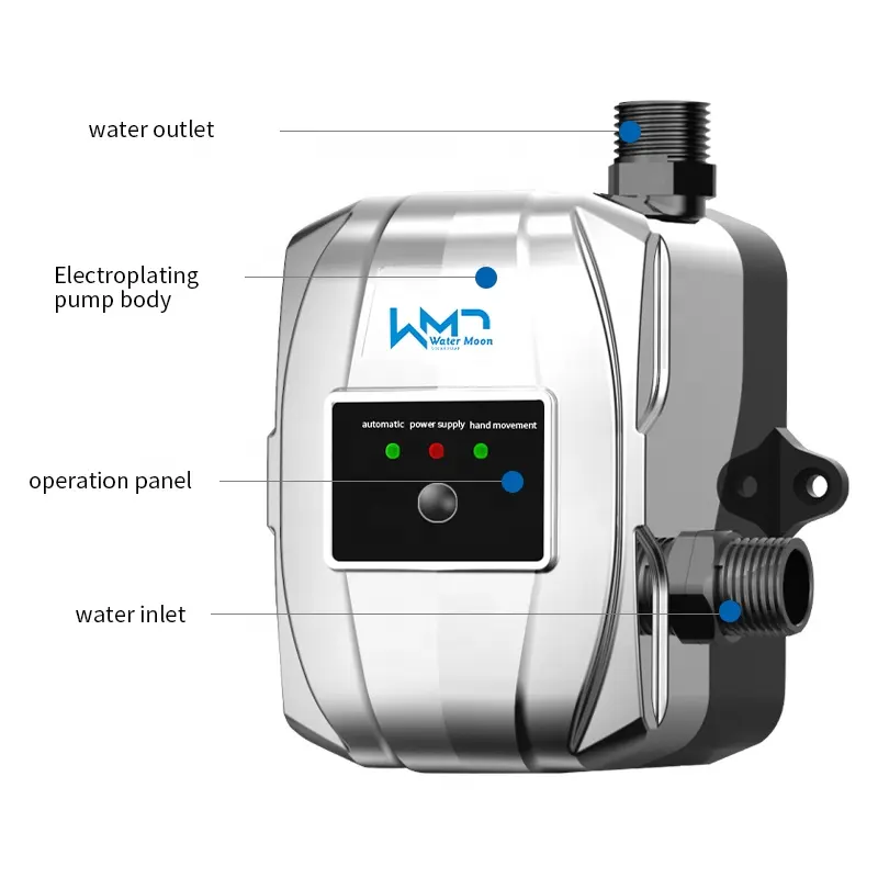 24V Dc Mini Pressurizar Miniatura nova qualidade silenciosa pequena bomba de reforço do aquecedor de água