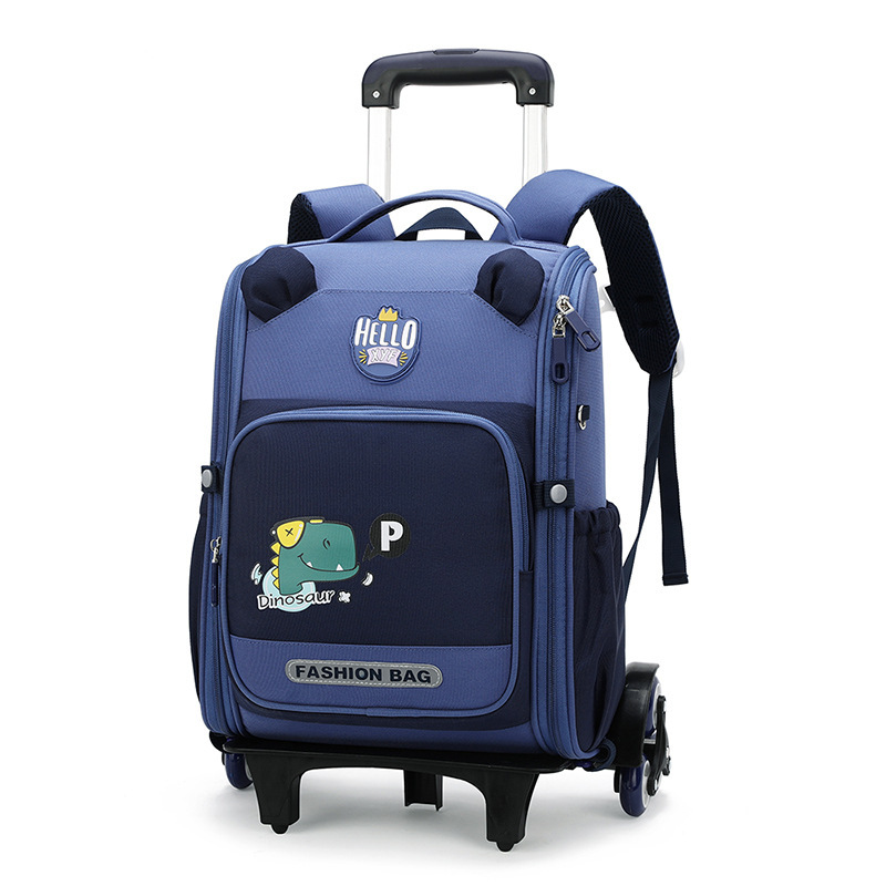 Sac bleu foncé avec 6 roues