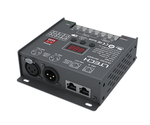 Ltech LT-903-DIP DMX 512 Decoder LT-903 8bit 16bit RDM RGB 8A * 3CH Max.24A Max.576W XLR RJ45 rdmx Decoder per illuminazione scenica - Product Image 1