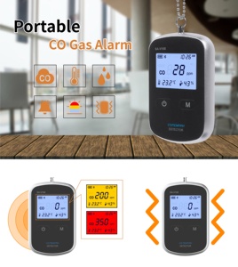 High Accuracy Beeping Alert Outdoor Camping Handheld <strong>Gas</strong> Alarm <strong>Detector</strong> <strong>3</strong> in <strong>1</strong> CO RH Temp Portable Carbon Monoxide <strong>Detectors</strong>