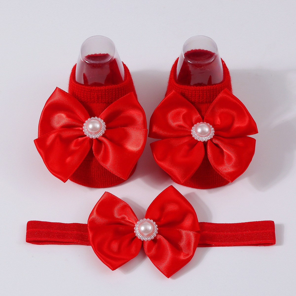 Diadema roja para el cabello