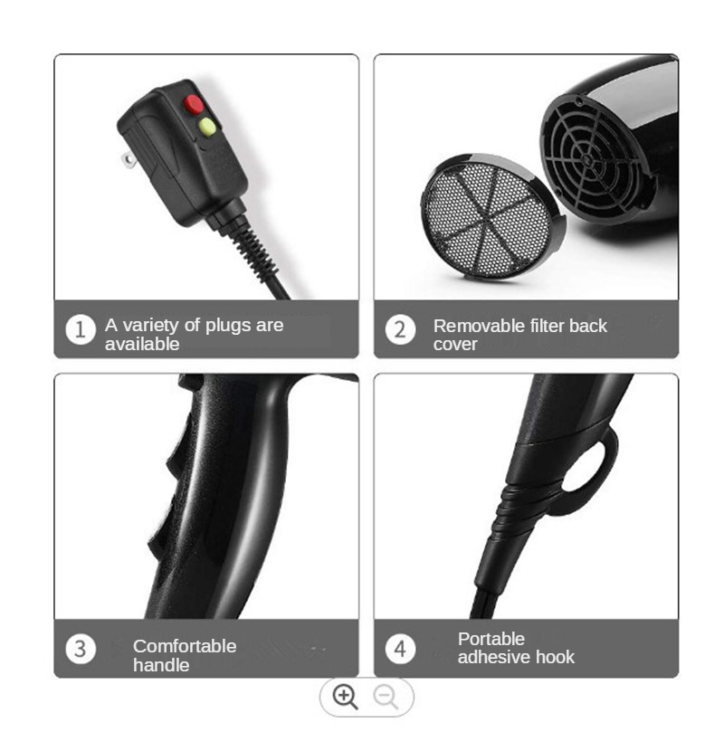 Hot sale negative ion hair dryer constant temperature hot and cold wind hair salon high speed high power hair dryer household