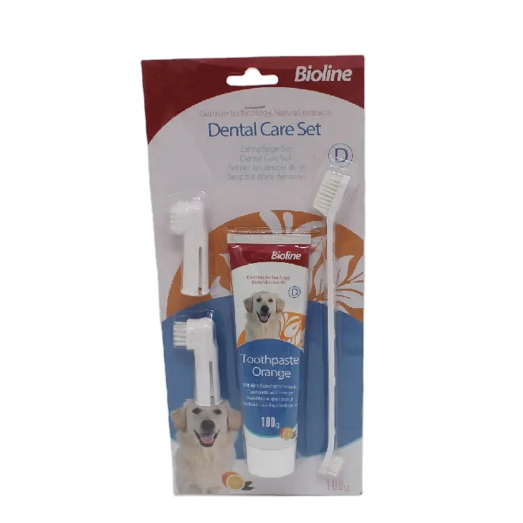 Kit de limpieza Dental para perros, pasta Dental de Gel para el cuidado de los dientes