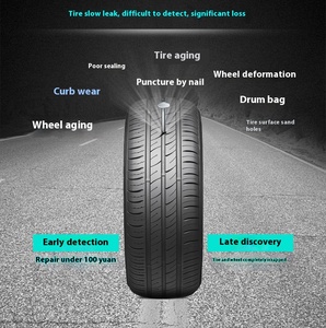 Xe Tire Pressure Monitor <span class=keywords><strong>TPMS</strong></span> với bên ngoài không dây năng lượng mặt trời cảm biến điều kiện mới phát hiện thiết bị - Product Image 2