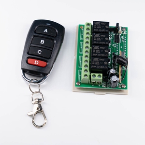 Universale 4 canali Wireless RF telecomando duplicatore 433MHz cancello elettrico Garage porta chiave interruttore - Product Image 3