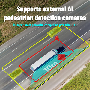 Camión Mini MDVR con cámara de marcha atrás de respaldo, monitor, GPS y ADAS para vehículos - Product Image 5