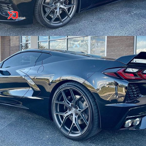 Xd Giả Mạo Bánh Xe Vành 19 20 21 Inch Hợp Kim Nhôm 5X112 5X130 Sâu Lõm Màu Đen Kết Thúc Vành Cho Rs6 Rs7 911 992 - Product Image 5