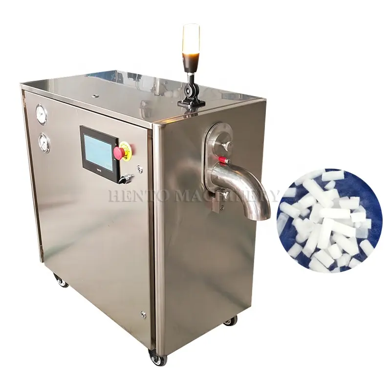 Máquina de Pellet de hielo seco, rendimiento estable, alta eficiencia, congelador