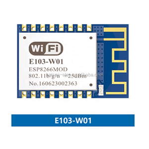 HAISEN Low MOQ 2.4GHz 100mw Knoten mcu esp 8266 E103-W01 serielle Schnitts telle wifi Modul Wireless Transceiver esp8266 E103-W01 - Product Image 2