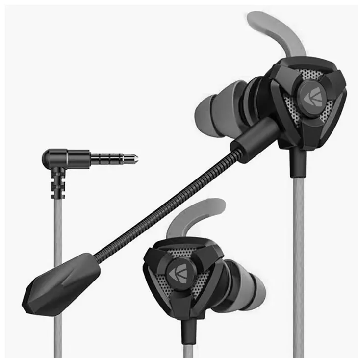 Kisonli – écouteurs stéréo à la mode, 3.5mm, stop-bruit, oreillettes filaires avec micro, vente en gros