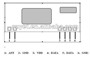 YET205B 5V RF modulo ricevitore rigenerativo modulatore per Smart Garage apriporta Controller - Product Image 5
