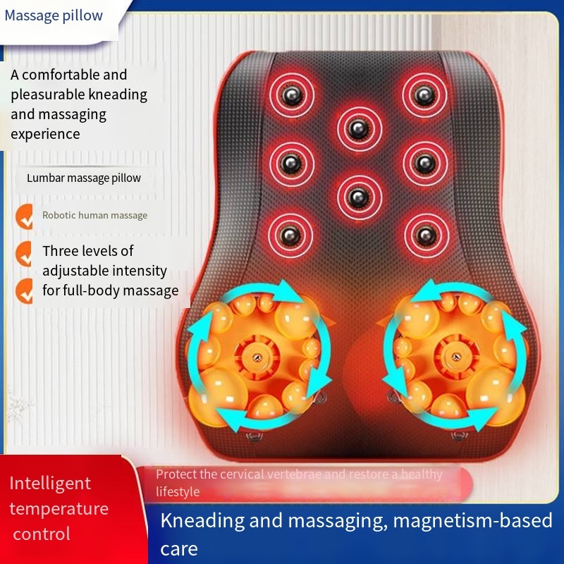 Chauffage de massage magnétique noir