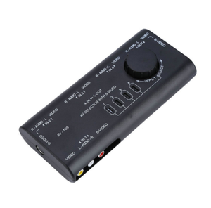 New Hot Selling 4 in 1 <strong>AV</strong> Audio S-Video Signal Switcher <strong>Splitter</strong> Selector Out <strong>AV</strong> RCA Switch Box Adapter - Product Image 4