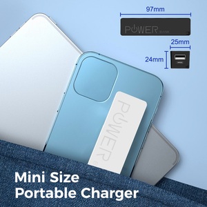USB C taşınabilir şarj hızlı şarj en küçük ve en hafif 1200mAh harici pil kompakt taşınabilir küçük güç bankası - Product Image 4