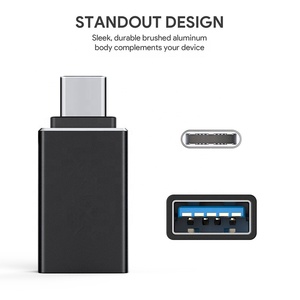 Xput OTGタイプCオス-USB3.0メスアダプターUSBC-ラップトップ携帯電話用USBアダプター - Product Image 2