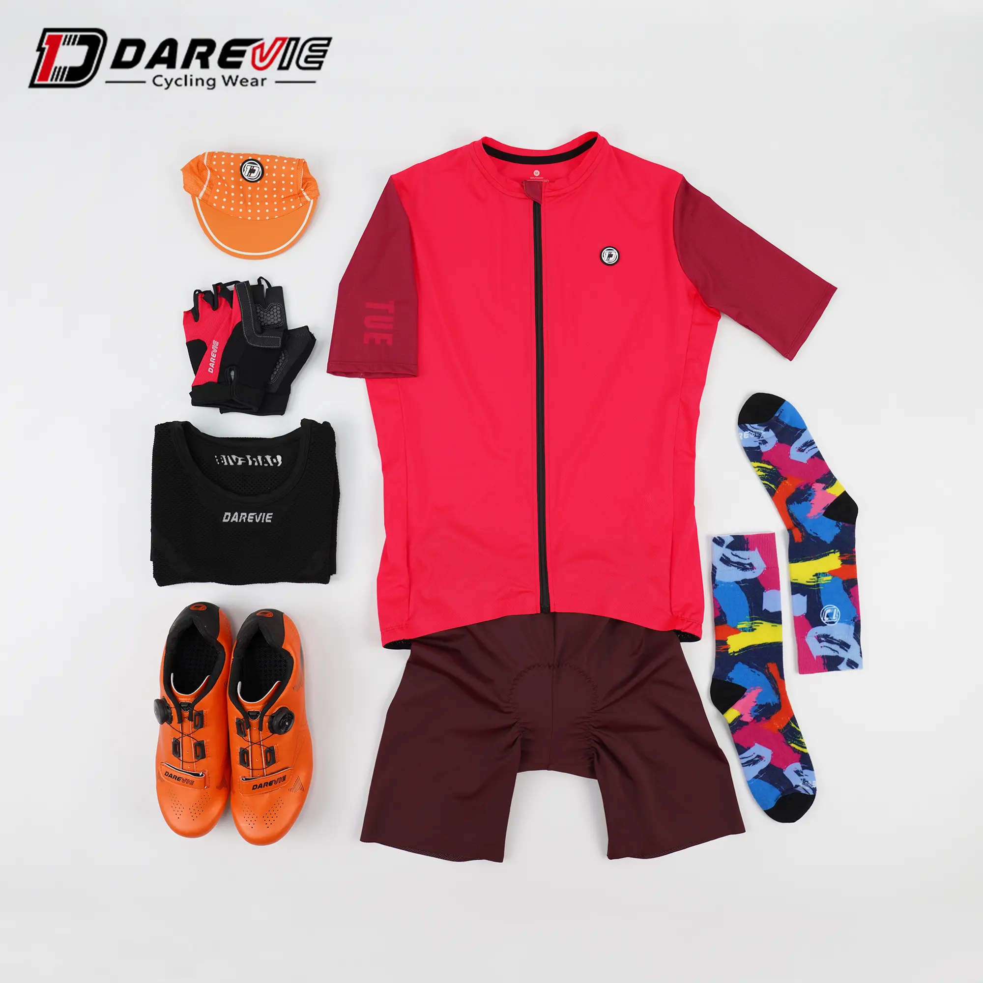 Darevie – maillot de cyclisme à manches courtes pour homme, vente en gros
