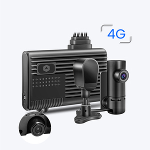 带Adas车队全球定位系统跟踪系统的4G 3路摄像头后视镜前后仪表板凸轮 - Product Image 1