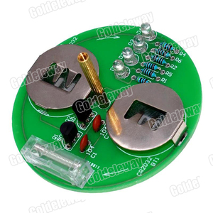 Kit elettronico fai da te Kit LED giroscopio fai da te Kit di saldatura lanterna rotante componenti in linea componenti elettronici fai da te (senza batteria) - Product Image 6