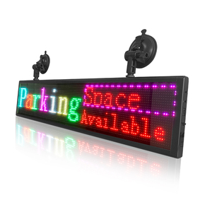 WIFI Mobile Phone Smart Control Car LED Display Taxi LED Screen Message Board e pubblicità Scrolling Running LED Car Display - Product Image 1